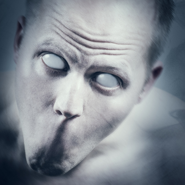 Psycho und beängstigendes Gesicht - Foto, Bild