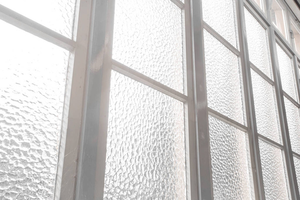 Close-up of window wall, high window modern building - Valokuva, kuva