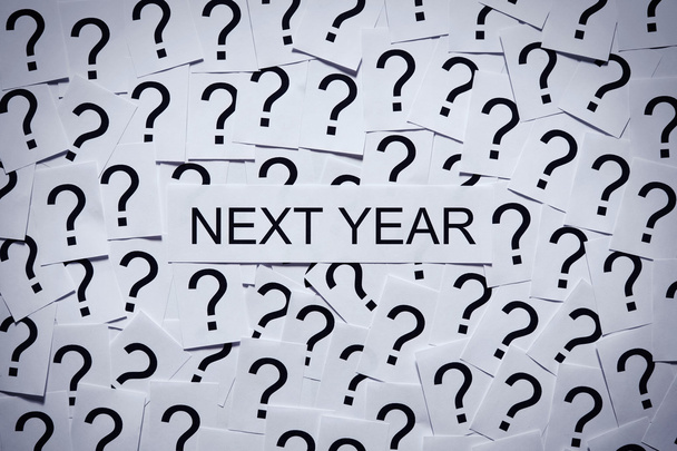 ¿Qué pasará el próximo año?
? - Foto, imagen