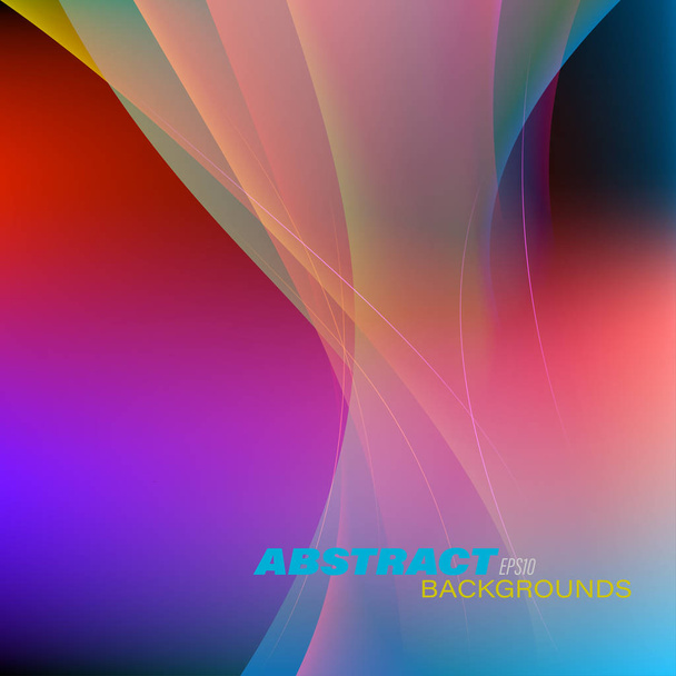 Abstraktní lesklé barvy scénu vektor tapety pozadí - Vektor, obrázek