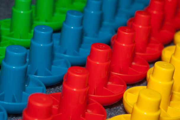 Rows of children's blocks - Photo, image