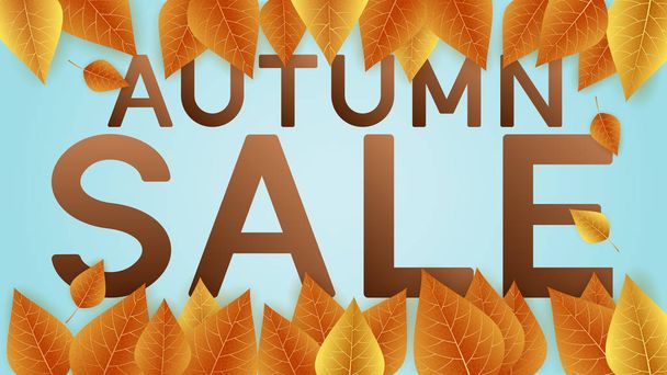 Autumn sale banners - Vector, Image