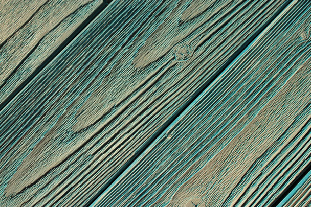 La texture des vieilles planches de bois bleu, pour le fond. - Photo, image