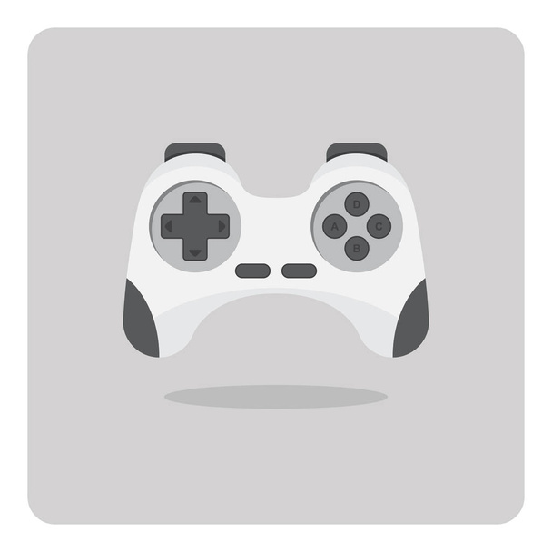 Vector design of flat icon, Game controller on isolated background. - Vector, Image