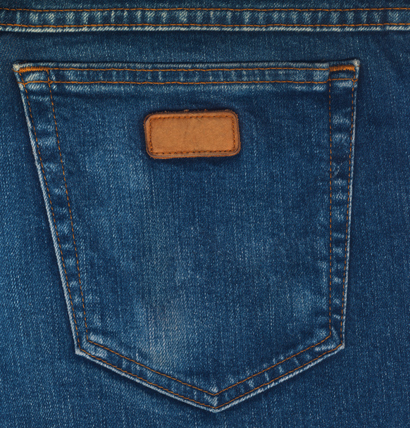 Blue Jeans Pocket Closeup - Photo, Image