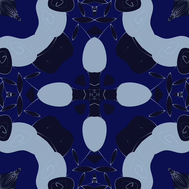 seamless vector background with ornate pattern - Вектор, зображення