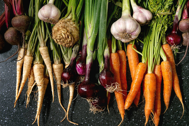 Variety of root vegetables - Foto, afbeelding