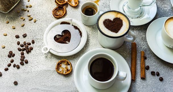 Різновиди кавових напоїв
 - Фото, зображення