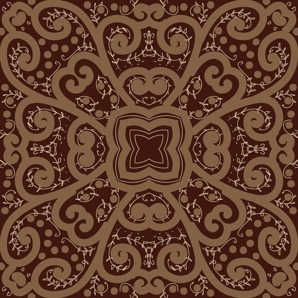 Circular seamless pattern of colored motif - Vektor, kép