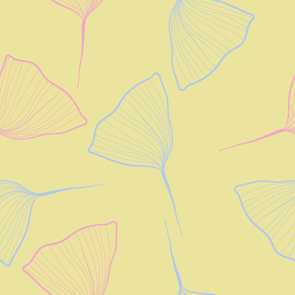 Seamless abstract pattern with tender flower petals - Vektori, kuva