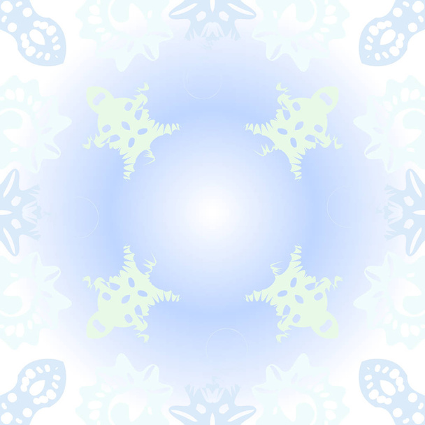 Circular  seamless pattern of colored motif - Vektor, obrázek