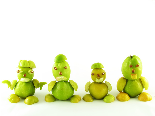 Peoples from fruits of quinces - Foto, Imagen