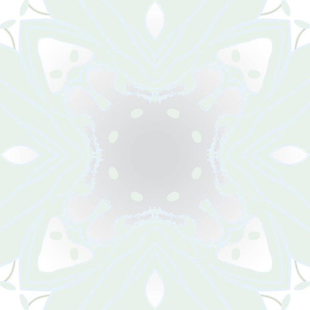 Seamless pattern of abstract simple fractals - Vector, afbeelding
