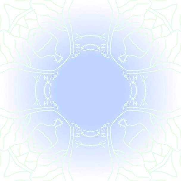 Circular seamless pattern of delicate motif  - Vektor, obrázek