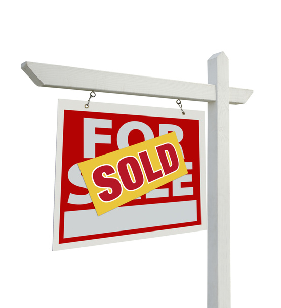 Продается на продажу Знак изолированной недвижимости
 - Фото, изображение