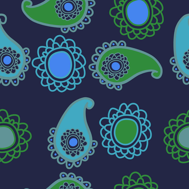 traditional turkish pattern, vector background  - Vector, Image