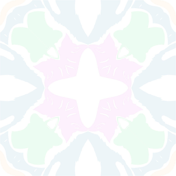 Seamless circular abstract pattern, vector - Vektor, obrázek