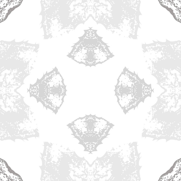 Circular seamless pattern with floral motif, copy space - Вектор, зображення