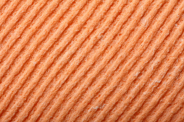 Orange sponge foam as background texture - Foto, Imagem
