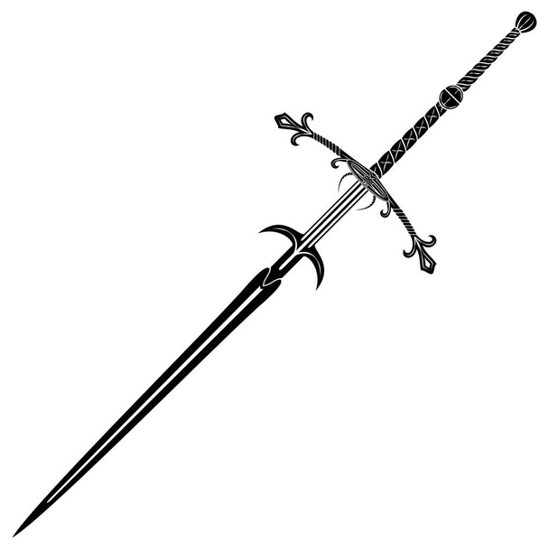 Fantasy sword_0006 - Vetor, Imagem