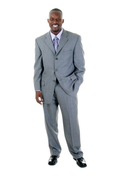 Business Man in Gray Suit 1 - Zdjęcie, obraz