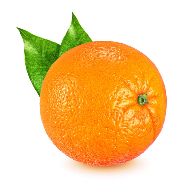 Whole orange isolated on white background  - Photo, Image