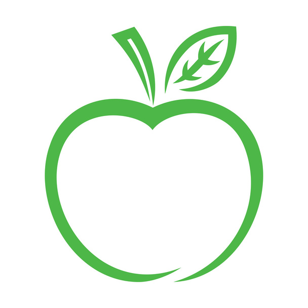 ícone de maçã
 - Vetor, Imagem