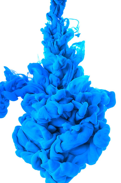 Ink in water. Splash paint mixing. Multicolored liquid dye. Abst - Foto, Imagen