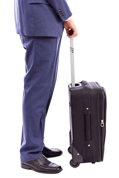 Business man with his trolley bag - Zdjęcie, obraz