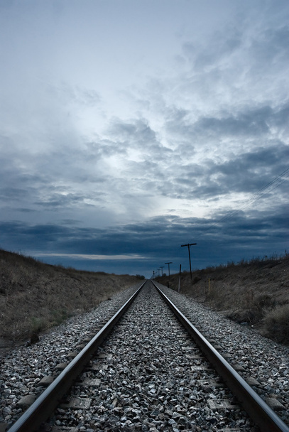 Ferrocarril al infinito
 - Foto, Imagen