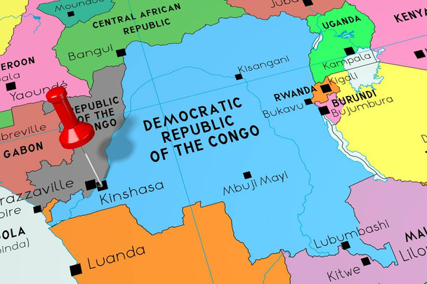 Democratic Republic of the Congo, Kinshasa - capital city, pinne - Photo, Image