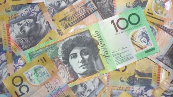 Billets en dollars australiens pour le contexte
 - Séquence, vidéo