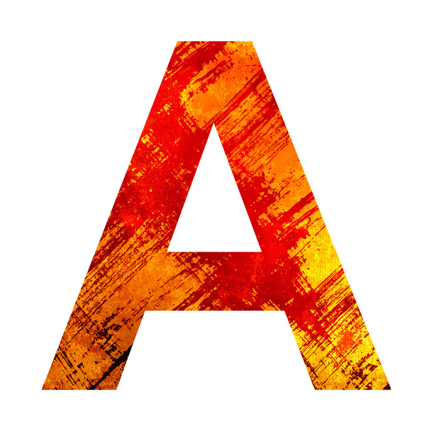 Grunge letter a - Photo, Image