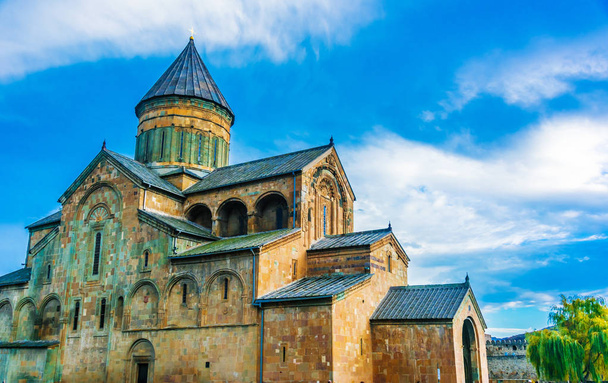 ジョージアのムツヘタにあるスヴェティスコヴェリ大聖堂 - 写真・画像