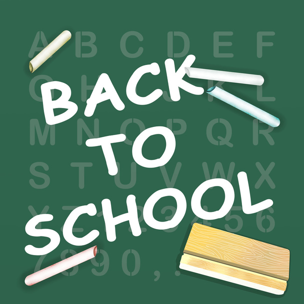 "Ritorno a scuola "in Alfabeto Lavagna
 - Foto, immagini