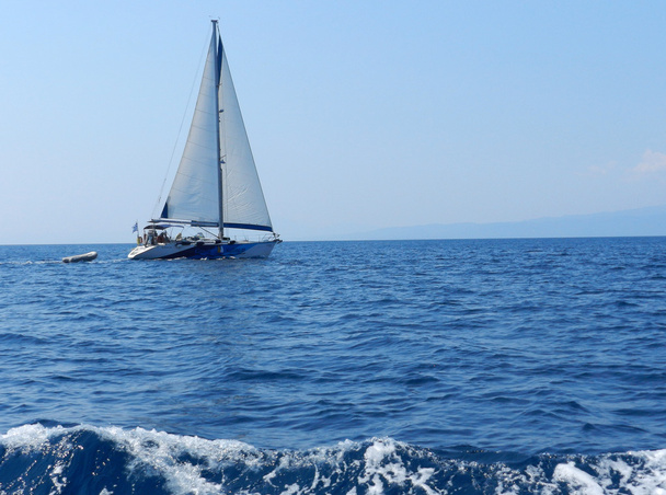 plachtění na Středozemní moře - Fotografie, Obrázek