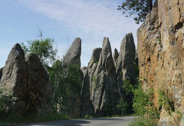Rock formations at Needle's Eye, Needle's Highway, South Dakota  - Photo, Image
