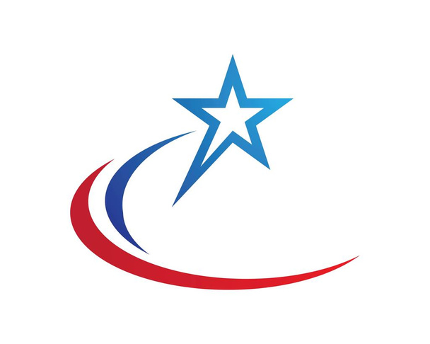 Yıldız logo şablonu  - Vektör, Görsel