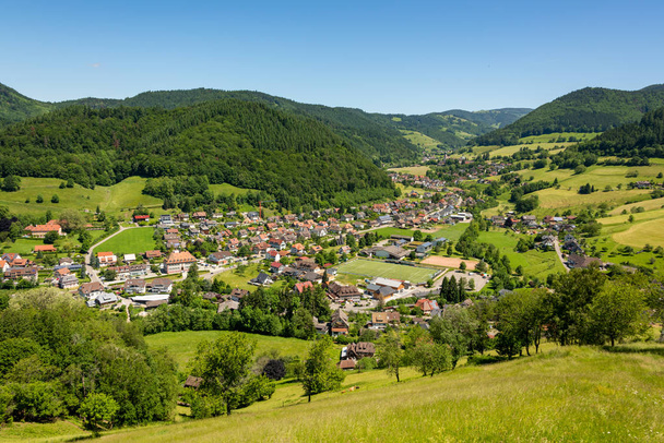 The small village Muenstertal in the Black Forest - 写真・画像