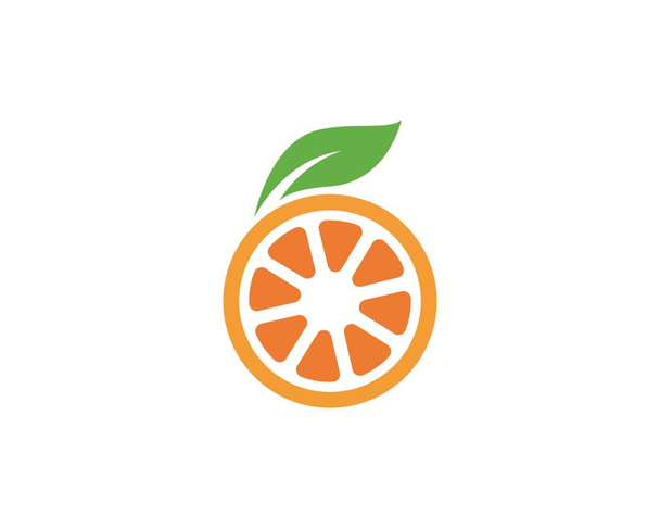 projektowanie logo pomarańczowy - Wektor, obraz