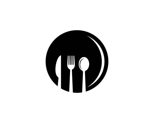 fork and spoon icon - Vector, Image