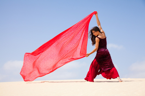 Flamenco dancer outdoors photoshoot - Photo, Image