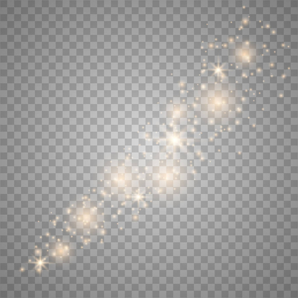 White sparks glitter special light - Vector, Image