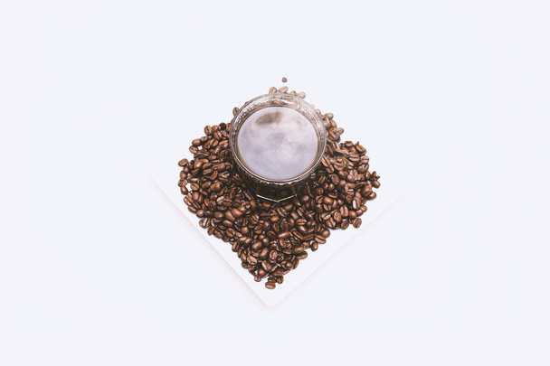 Scattered coffee beans - Photo, Image