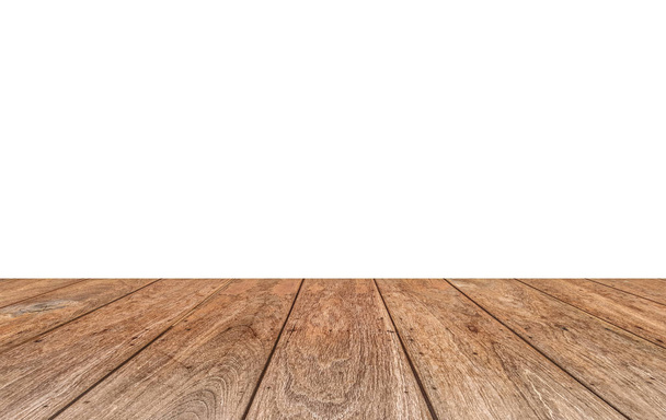 Wood top divided into 1 to 2 parts on white background - can be  - 写真・画像