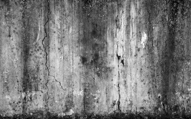 Абстрактный фон страшная старая цементная стена и треснувший бетон
,  - Фото, изображение
