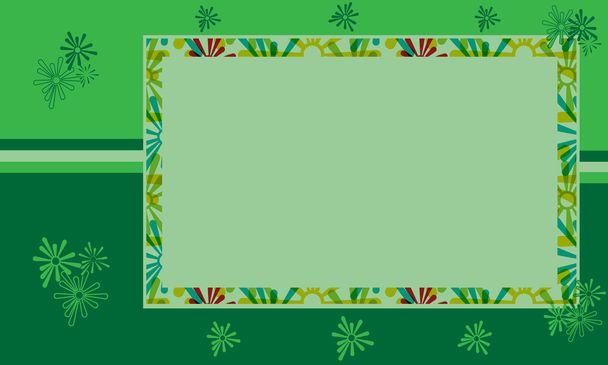 Floral Green Design - Vector, afbeelding