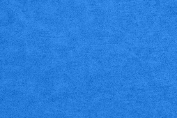 Blue textured leather material background - Photo, Image