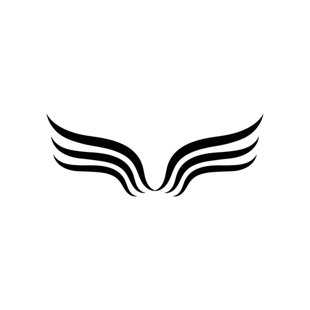 Логотип и шаблон логотипа Wing
  - Вектор,изображение