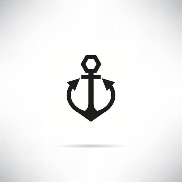 vector illustration of anchor icon    - Vector, Imagen